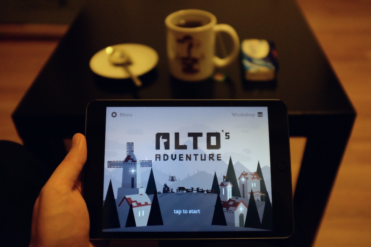 53/365: Not much happening today. Feeling pretty sick from a cold. Spent the day mostly sleeping, reading and playing Alto&rsquo;s Adventure.