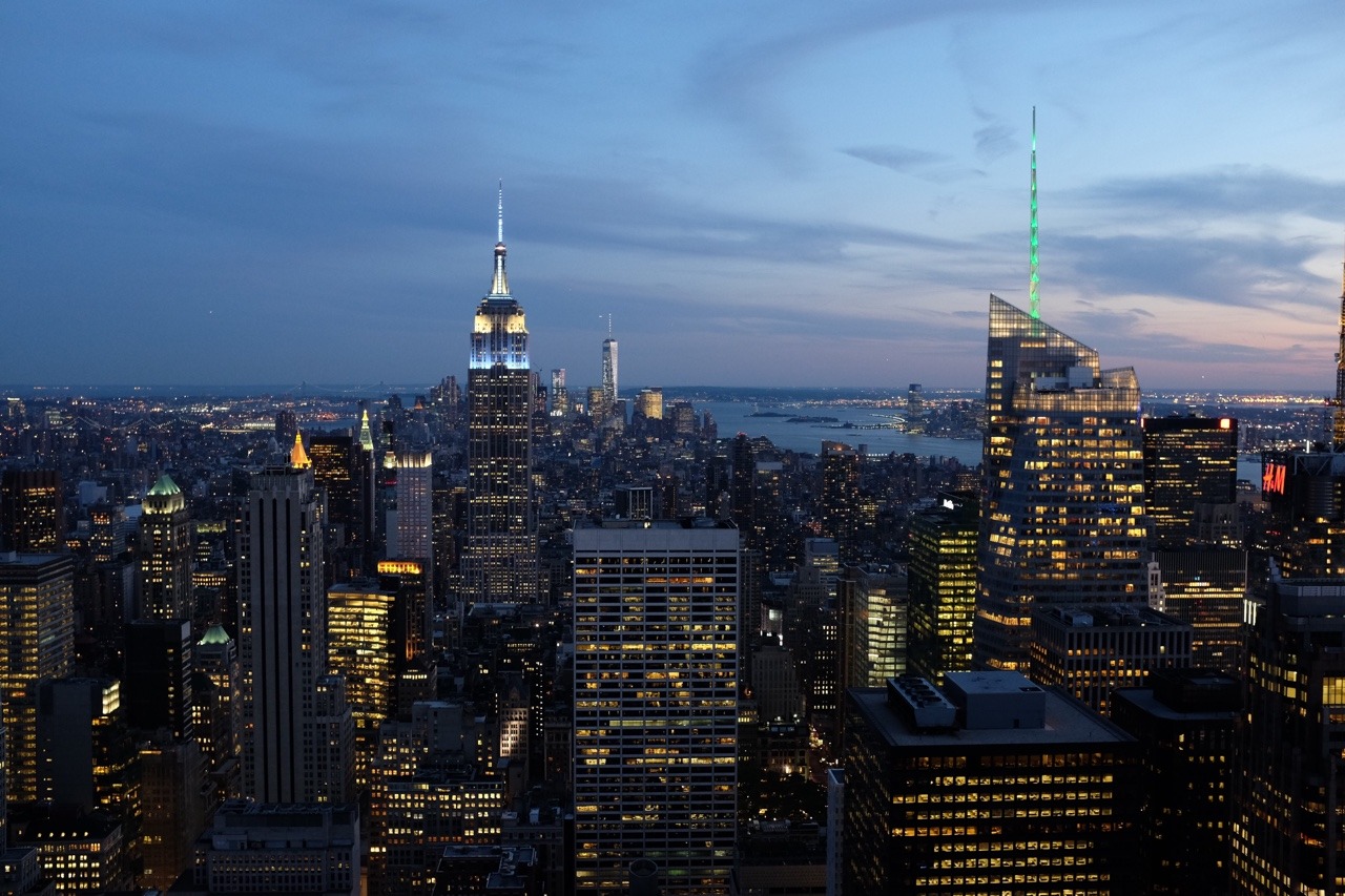 140/365: The view from the Top of the Rock over Manhattan.
On day 7 in New York, we first went on the Staten Island ferry - the free commuter boat between the southern tip of Manhattan and the island. There were good views of Manhattan and The Statue...