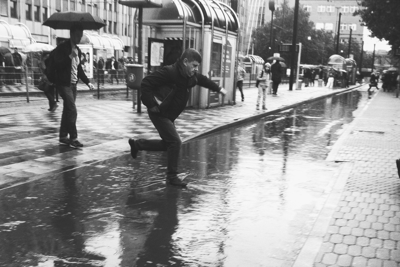 One rainy morning, a few storm drains were blocked at D&uuml;sseldorf&rsquo;s main station.
