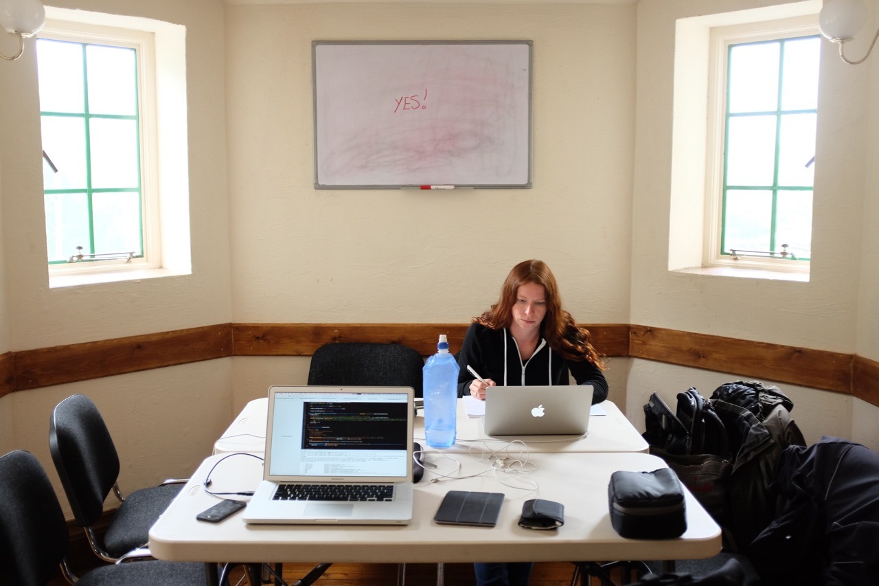 231/365: It&rsquo;s been a rainy day yesterday, so we got some work done in the adjacent hotel.