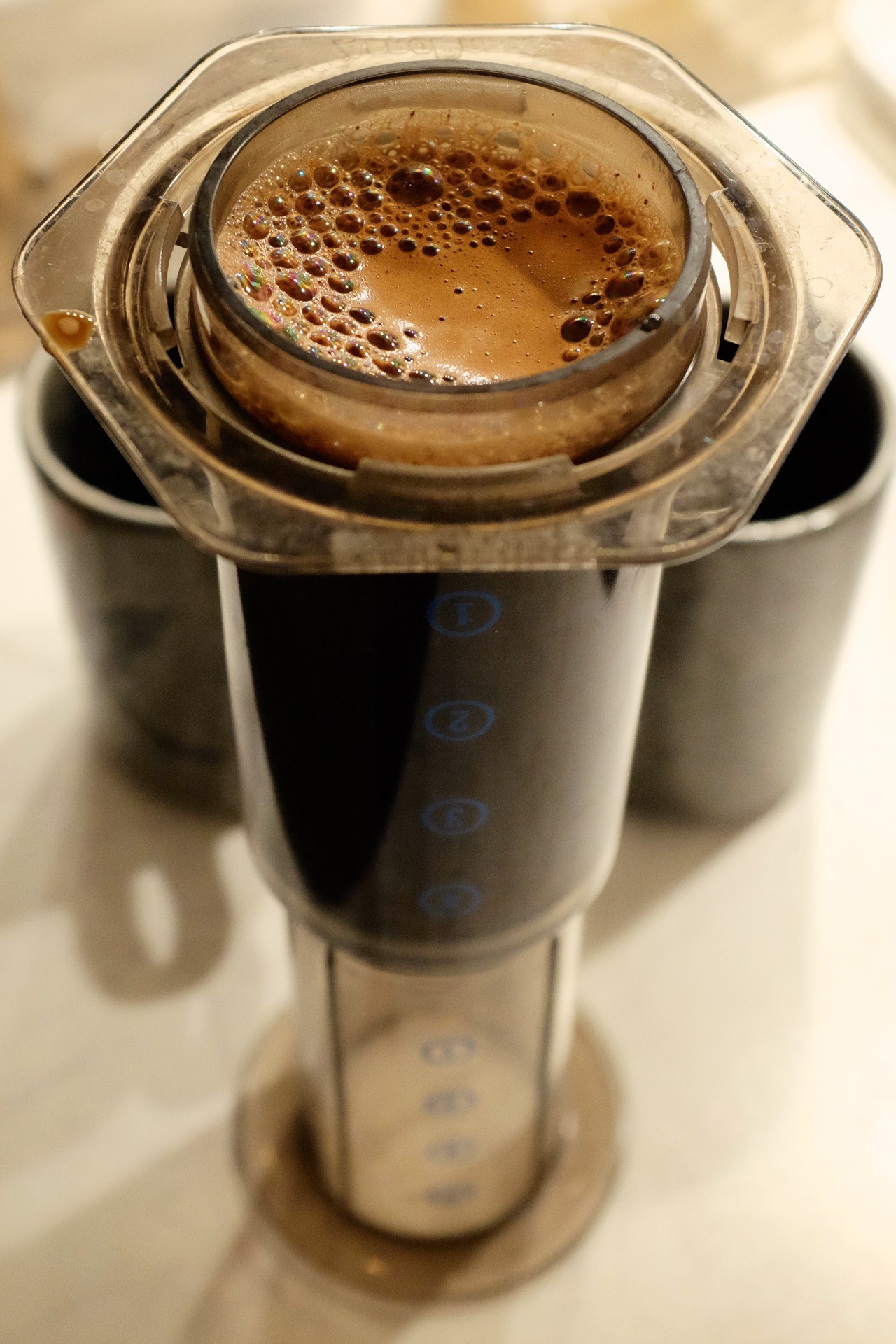32/365: Another cozy sunday at home. And as almost everyday, we made one or two coffees using the awesome AeroPress, which was a birthday present from Tim. Thanks, Tim!