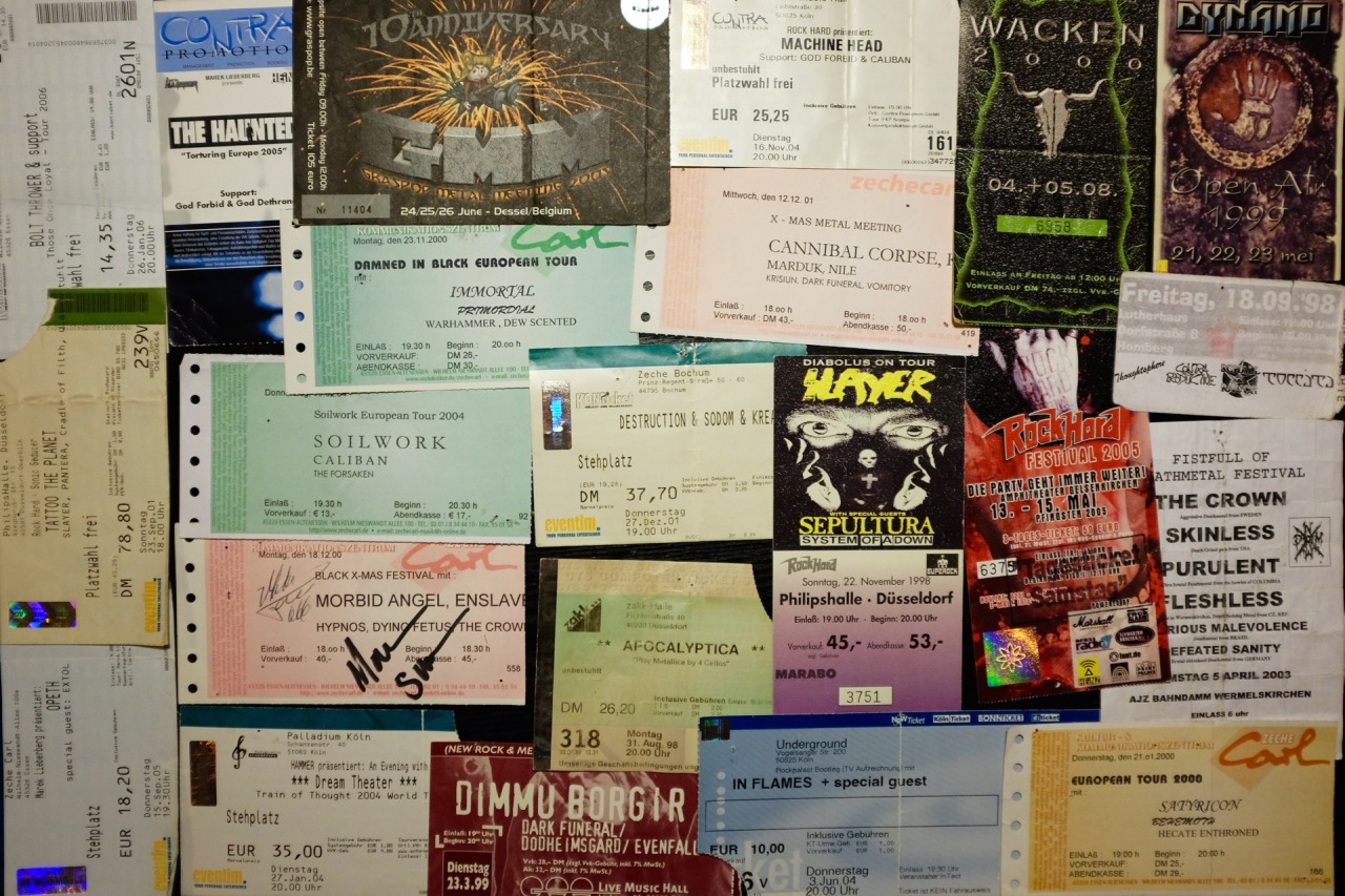190/365: I present to you: some oldies and goldies from my ticket-collection. (Inspired by Herr Freitag&rsquo;s.)