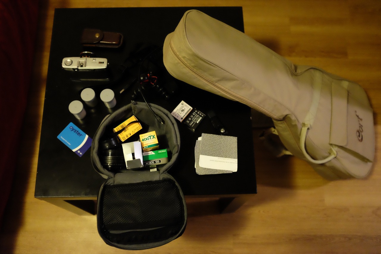 195/365: Late night packing some gear for our UK and Ireland trip. We&rsquo;re on our way now.