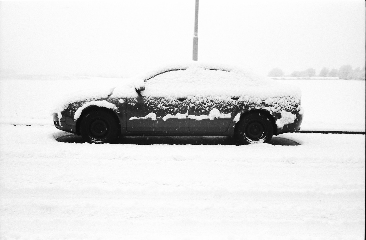 Back in Germany: snow happened!