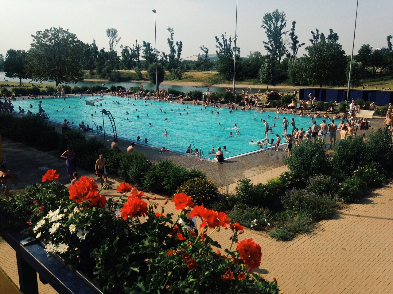 183/365: &hellip;und wir sind nur noch am baden gehen, wegen die Hitze.