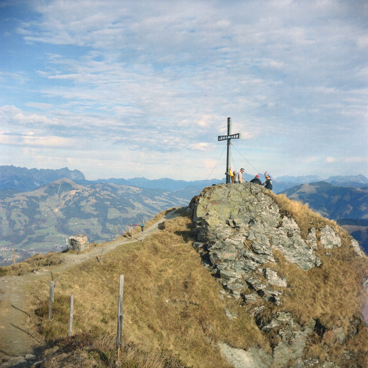317/365: On top of the &ldquo;Feldalphorn&rdquo;.
On Friday we had perfect weather and decided to do the day hike up to the &ldquo;Feldalphorn&rdquo; (1923m).
This is the first photo I post from my new Lomo Lubitel 166 Universal medium format camera. And I absolutely love...