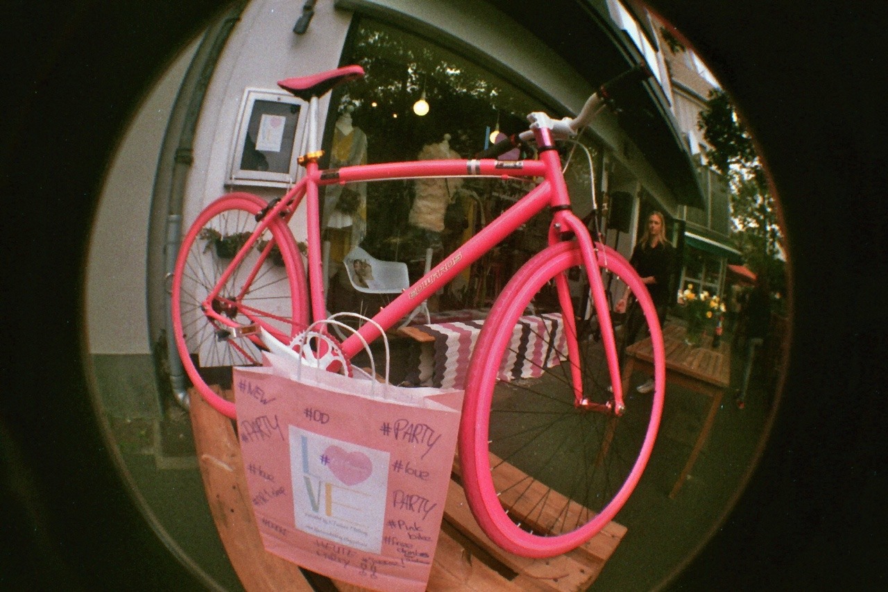 I bought a Lomo Fisheye cam. It’s fun! :-)