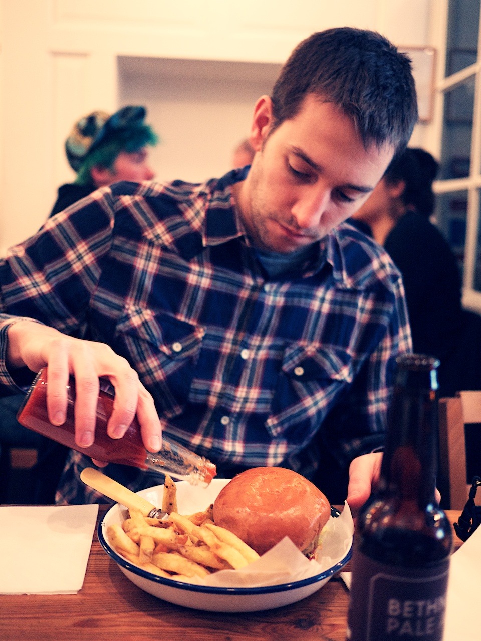 At Honest Burgers in London. It was delicious.
So many good burger restaurants in London - so little time.