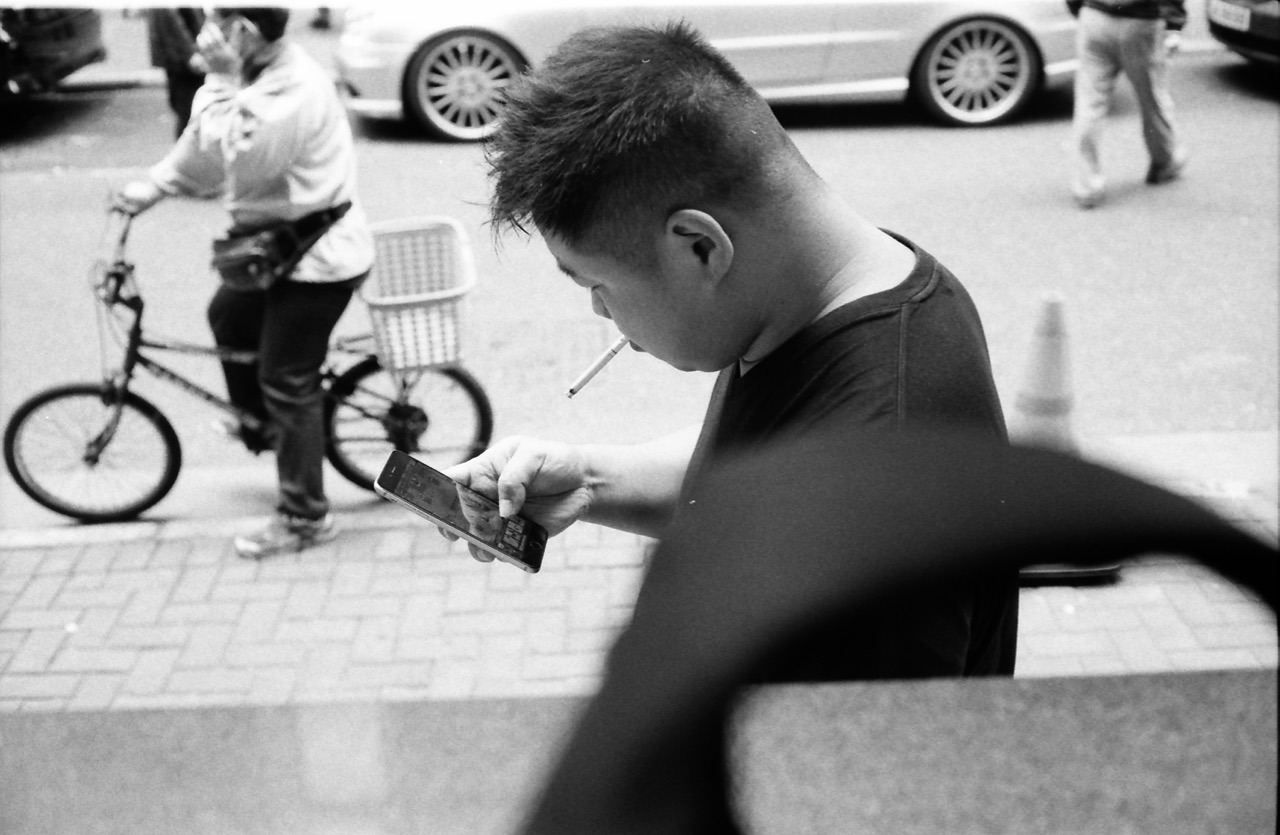 Hong Kong smokers. January 2016.