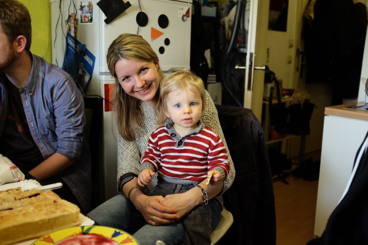 304/365: Sebastian, Imke and little Henning came by for a visit again.