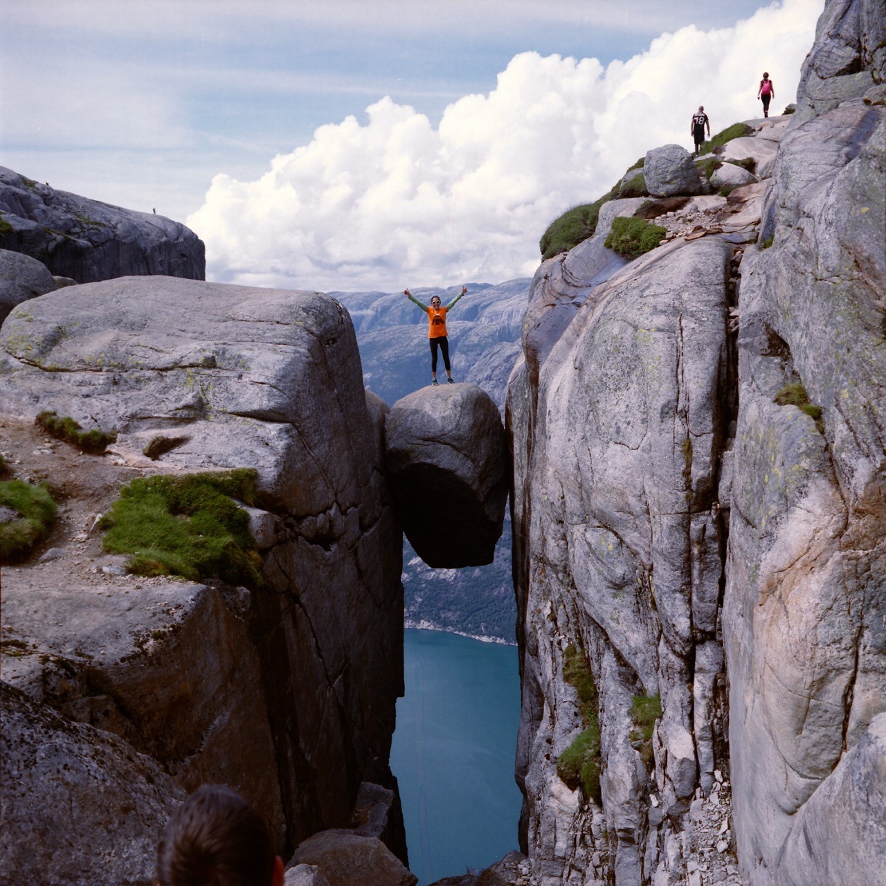 Crazy, this Kjerak boulder! Norway, June 2016.