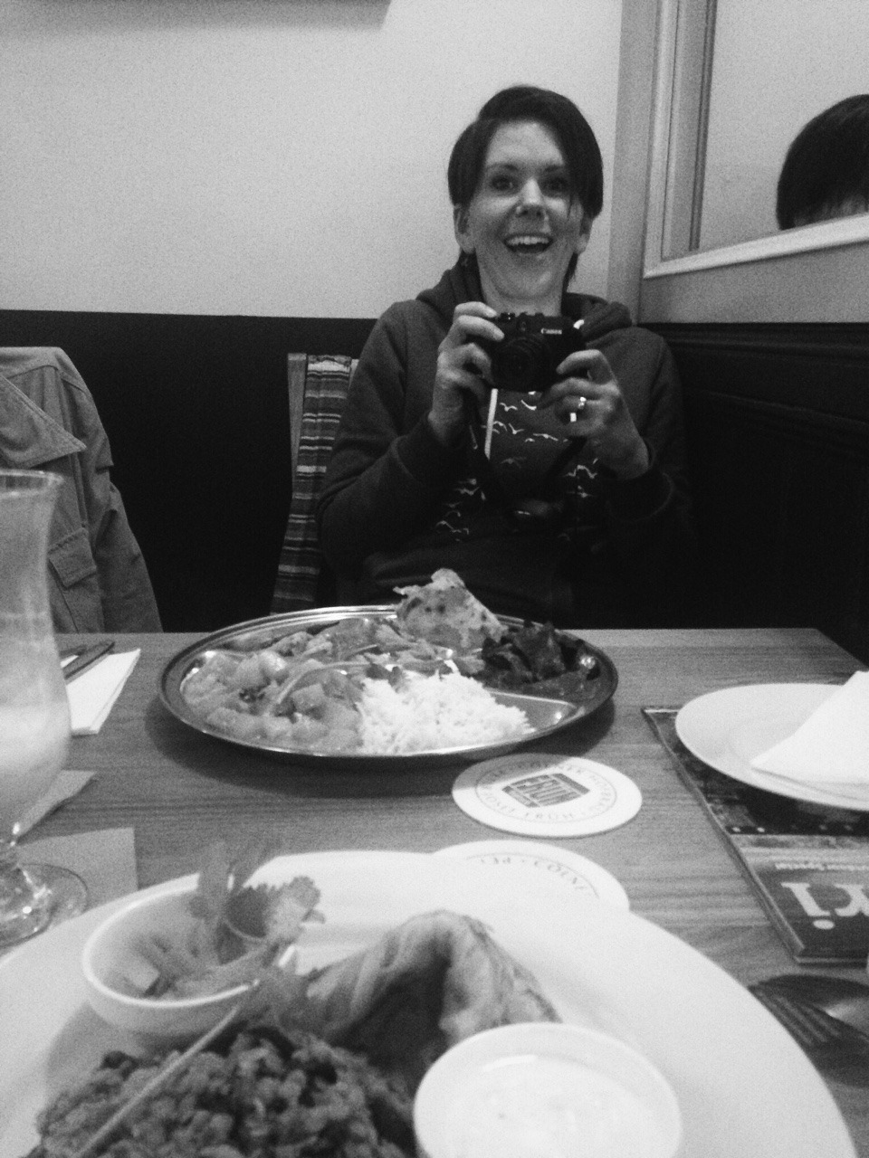 107/365: Met Sina today. Here&rsquo;s her perspective.
Actually, we met Sina and Marc at Ganesh in Wuppertal. Another very enjoyable evening with delicious Sri Lankan food.
By the way, Sina is doing her own 365-days photos project1. Take a look!
&bull;  @Sina:...