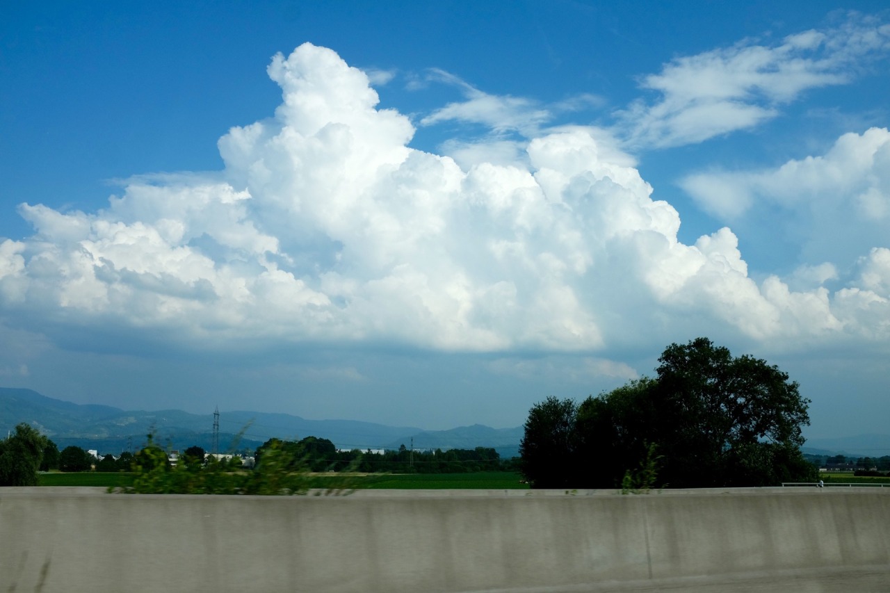 162/365: A cloud. Seen from the Autobahn.
