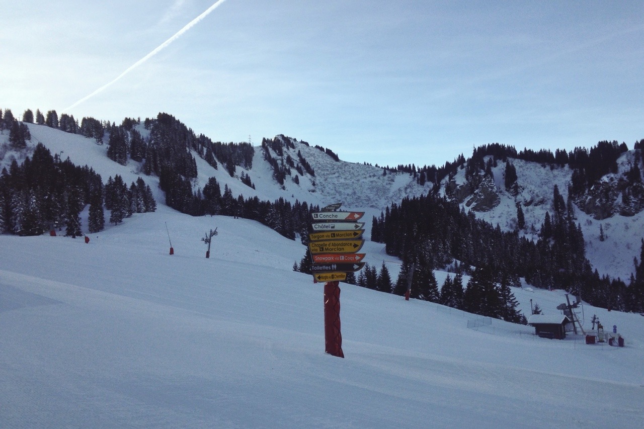 41/365: My bro and I were pretty much the first ones on the slopes today.