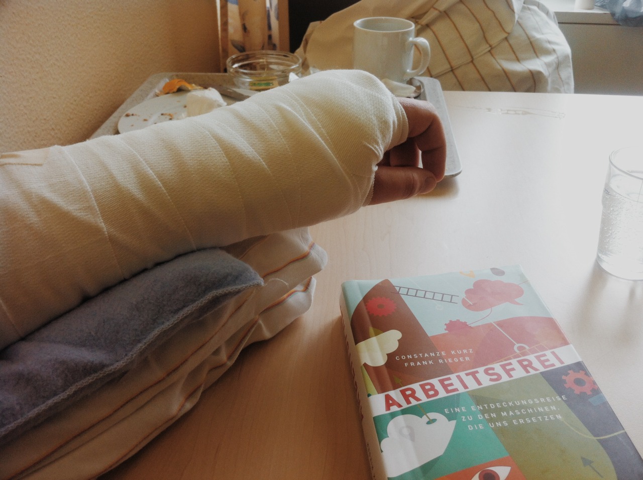 I&rsquo;m still at the hospital until the beginning of next week. But the surgery was successful without any complications and the doctors said the arm will be fully functional again in about two months. That&rsquo;s good news for me.
