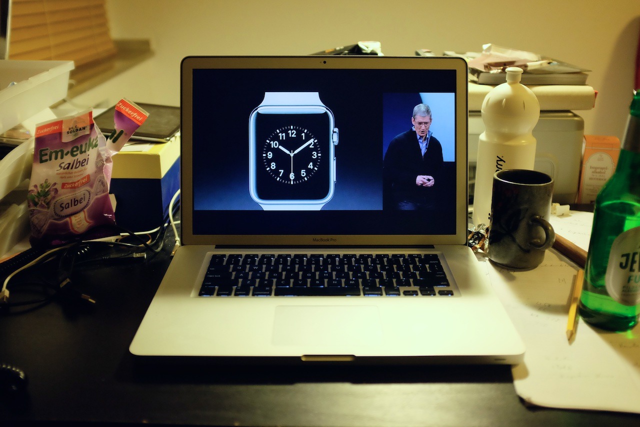 68/365: Of course, I&rsquo;ve been watching the Apple event this evening. Personally, I&rsquo;m not that excited about the watch, but the new MacBook looks great!