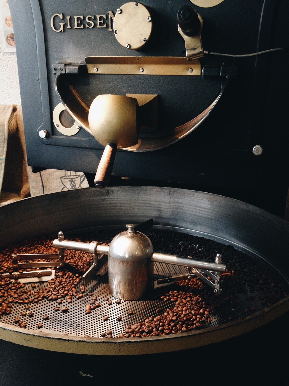 194/365: The coffee roaster at Die Kaffee, where we get our coffee from.