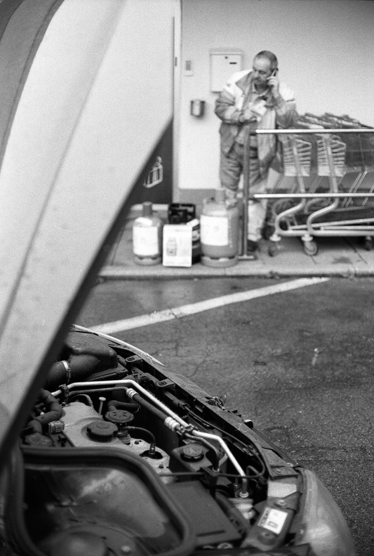 Had a little car problem last year. ADAC guy in the background.