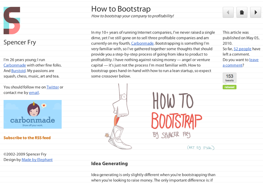 Look how nicely most of the elements align with the lines of the background image.
Cool idea.