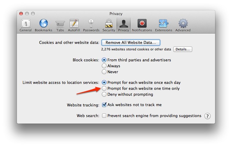 I hope this setting makes it to Mobile Safari, too. It would narrow the usability gap between native mobile apps and mobile web apps.